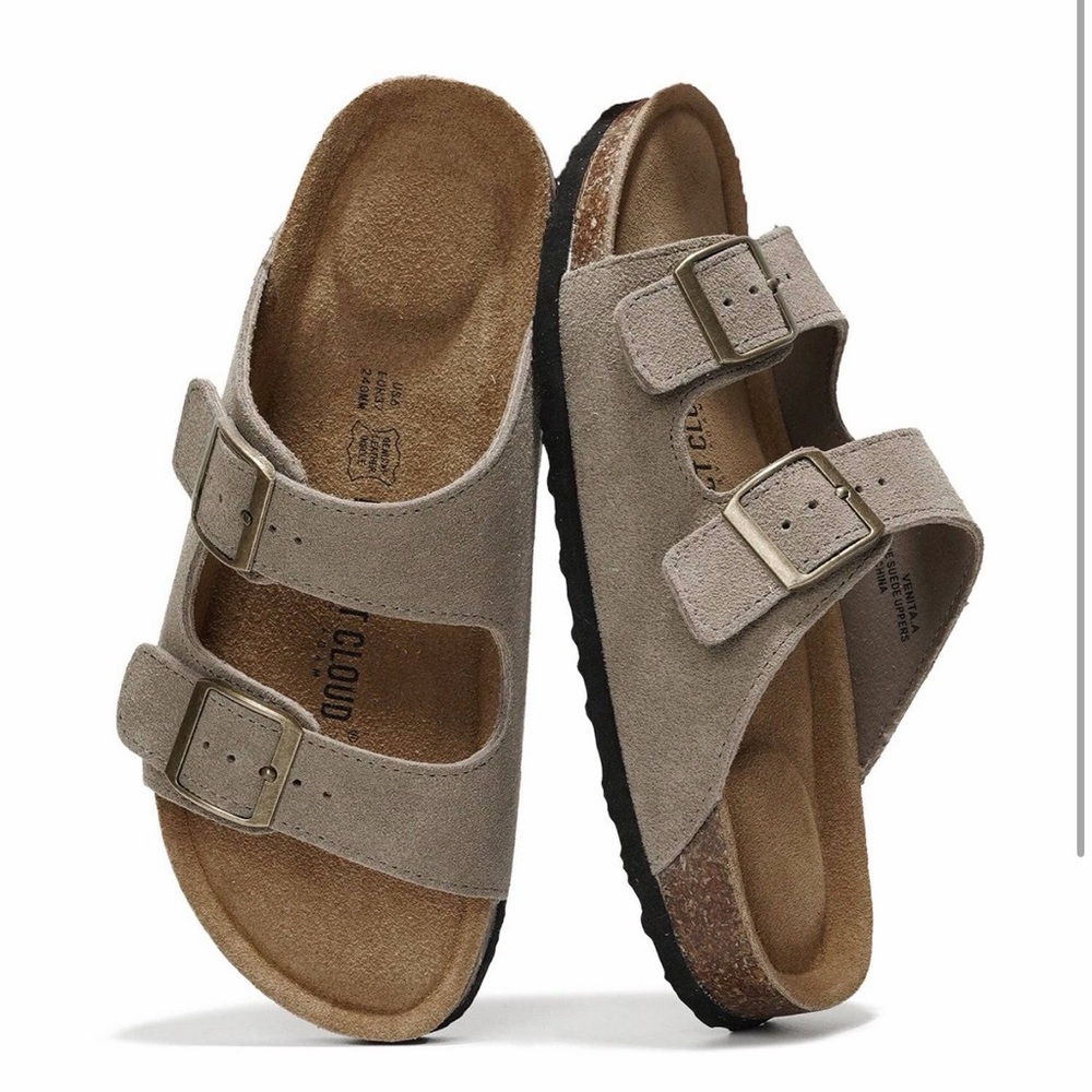 Project Cloud Genuine Leather Sandals‎ Beach Essentials Men's Sandals Sz 12 EUC